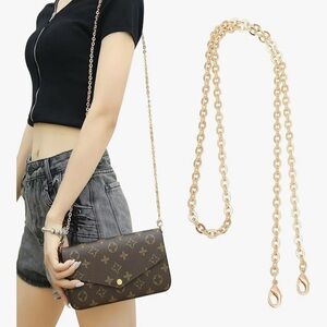 Elegant Gold Purse Crossbody Chain